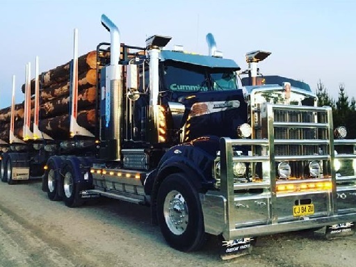 Amerikanischer Stadt-LKW-Verkehr