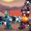 robot fighting adventure
