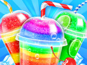 Regenbogen gefrorener matschiger LKW