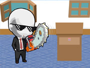 Zerschmettere das Büro