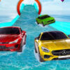 water slide car race 3d